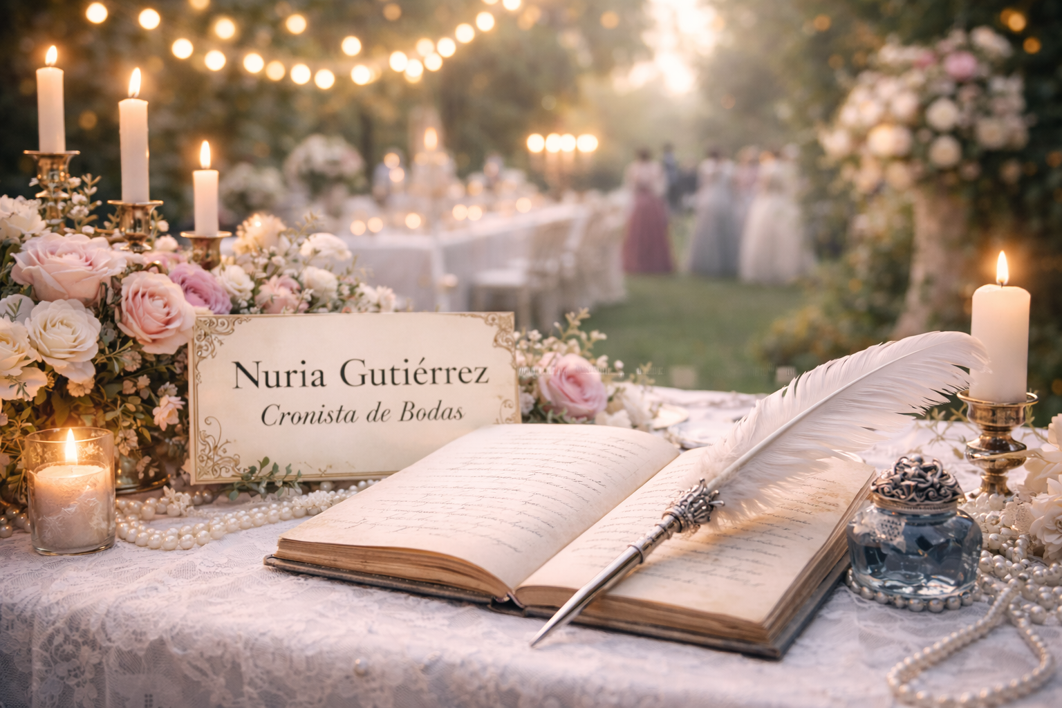 cronica de boda al estilo Bridgerton pero con la cronista Nuria Gutiérrez