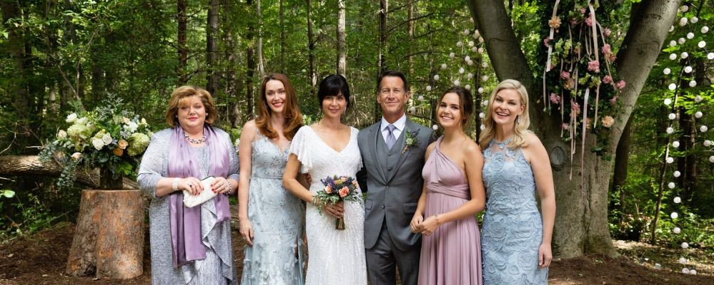IMAGEN DE LA CEREMONIA DE BODA DE THE GOOD WITCH PARA ELLER LOS VOTOS DE BODA DE PELÍCULA