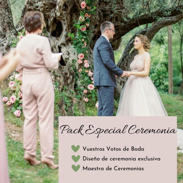 El Pack de Boda Especial Ceremonia que te asegura una boda exclusiva