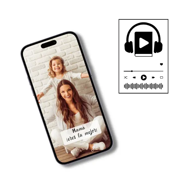 un audiolibro personalizado para Mamá con vuestra historia
